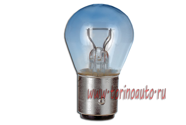 Лампа габаритная 2 конт,P21/5W/24V/BAY15D(цвет белый)