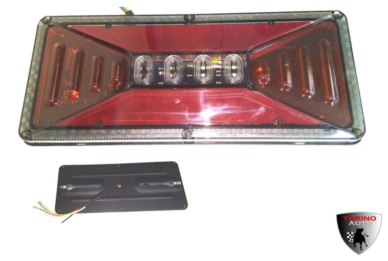 Блок фонарей MS-02 12-24V задних светодиодных (к-т 2 шт) на груз а\м