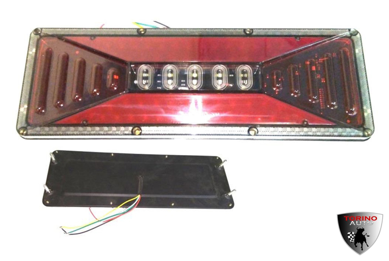 Блок фонарей MS-03 12-24V задних светодиодных (к-т 2 шт) на груз а\м
