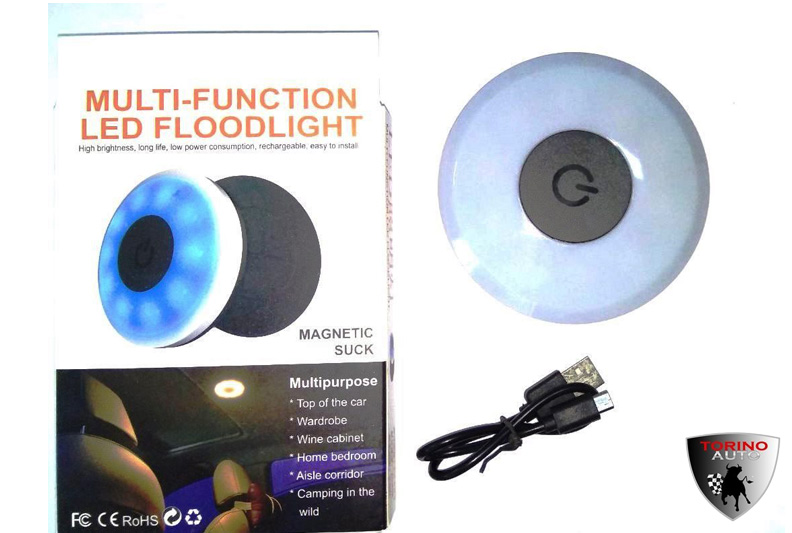 Лампа мультифункциональная AL (свет-белый, желтый, синий, магнитная, зарядка от USB)