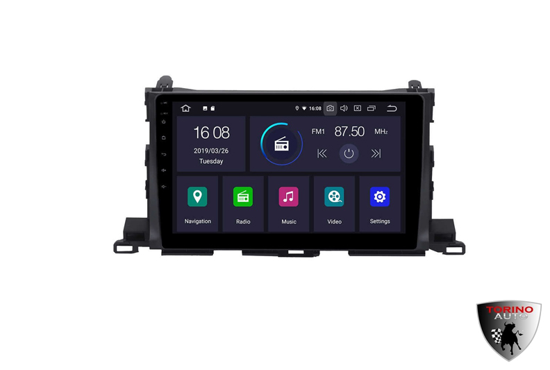 Автомагнитола- штатное головное устройство Android Toyota Highlander 3 U50 2013-2018