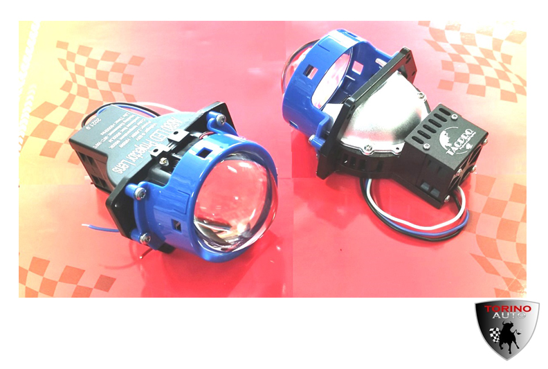 Линзы светодиодные A680LED универсальные в фары (технология Bi-LED, диаметр-3", 2 светодиода, 9-32V,