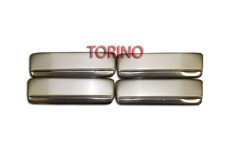 Накладка на ручку дверную наруж. декоративная "Торино" Лада 2110-12 (желтая)нерж.сталь (4шт в блист)