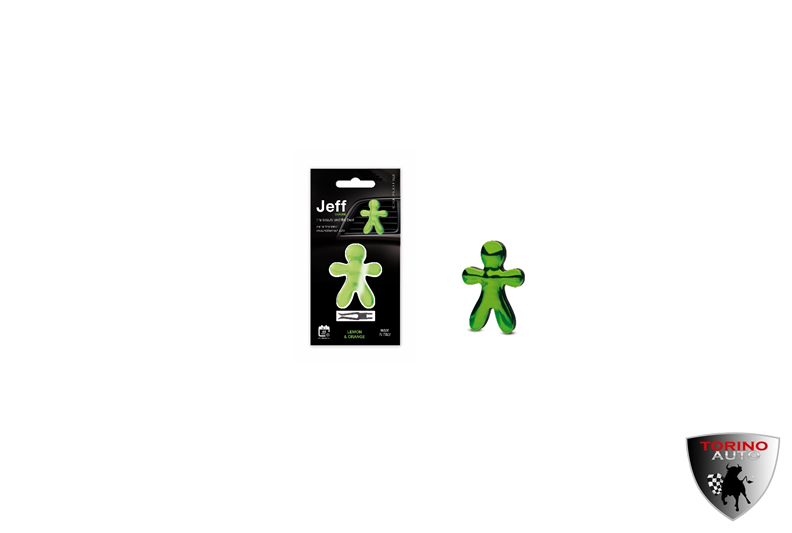 Ароматизатор на дефлектор Joy Fragrances JJEFFC Хром зеленый Лимон и Апельсин 5х6,5см/JJEFFC06RE/8