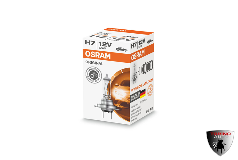 Лампа галогеновая "Osram"  H7 (55W 12V) Original Line 1шт в коробка/64210