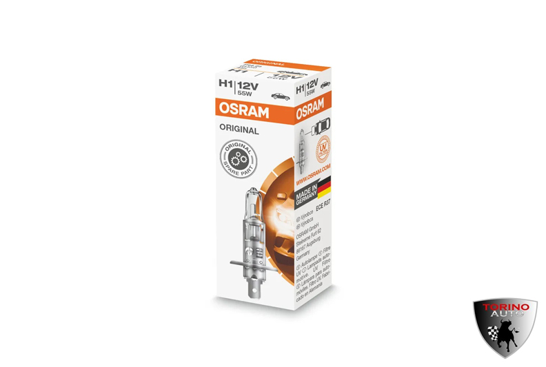Лампа галогеновая "Osram"  H1 (55W 12V) Стандарт 1шт в коробке /64150