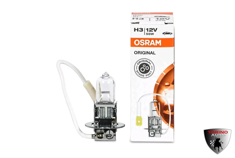 Лампа галогеновая "Osram"  H3 (55W 12V) Стандарт 1шт в коробке /64151
