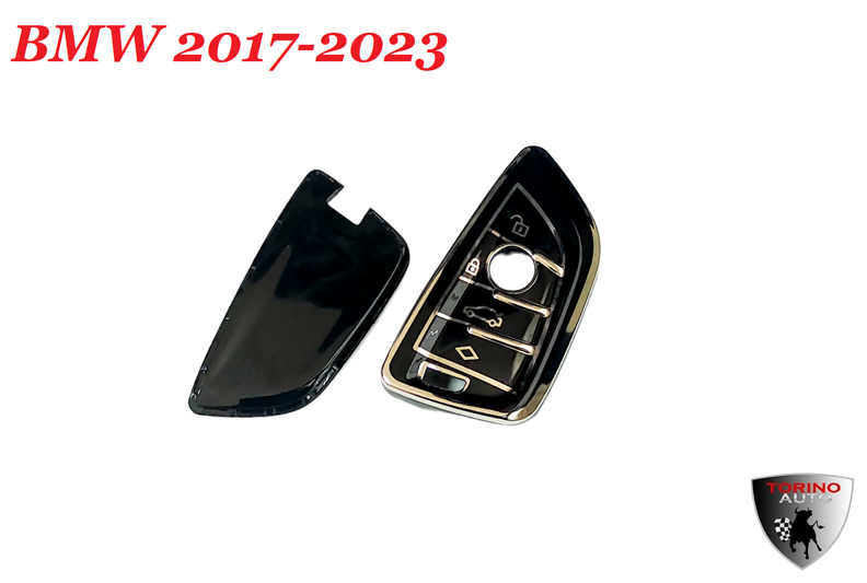Чехол силиконовый на ключ-брелок ЧЕРНЫЙ BMW 2017-2023