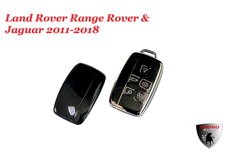 Чехол силиконовый на ключ-брелок ЧЕРНЫЙ Land Rover Range Rover & Jaguar 2011-2018
